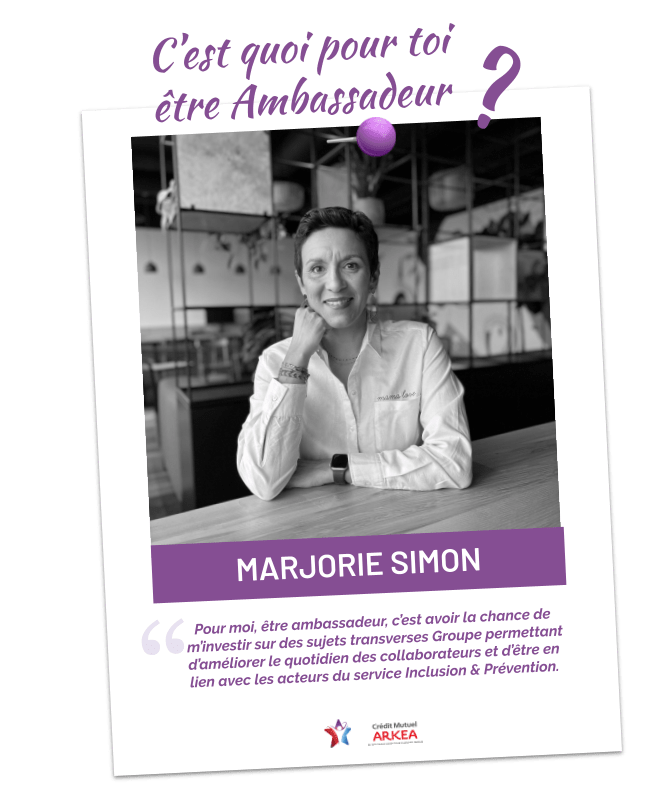 Ambassadeur diversité - Marjorie Simon